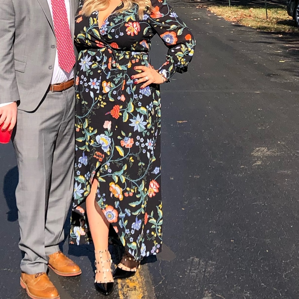 Loft Maxi Wrap Dress